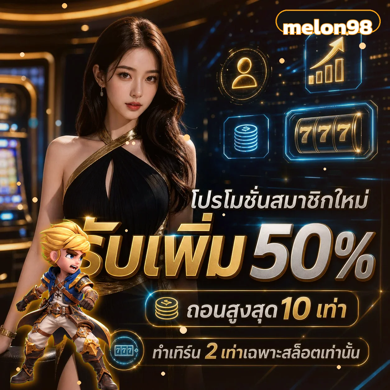 โปรโมชั่นและระบบสมาชิก melon98